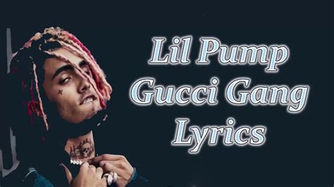 gucci gang lil pump lyrics|gucci gang lyrics copy paste.